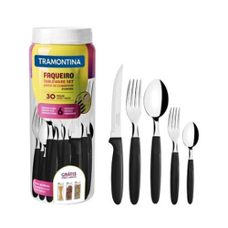 Faqueiro Inox Tramontina Ipanema Preto 30 Peças é ruim? Faqueiro Inox Tramontina Ipanema Preto 30 Peças é boa?