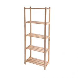 Estante Multiuso Fabricada em Madeira de Pinus 5 Prateleiras Lumbershop é boa?
