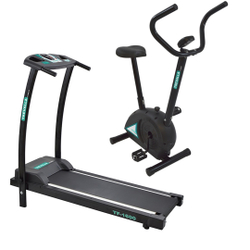 Kit Esteira Ergométrica Trevalla TF-1600 Bivolt + Bicicleta Ergométrica TF-880 Preta Menor preço em Kit Esteira Ergométrica Trevalla TF-1600 Bivolt + Bicicleta Ergométrica TF-880 Preta