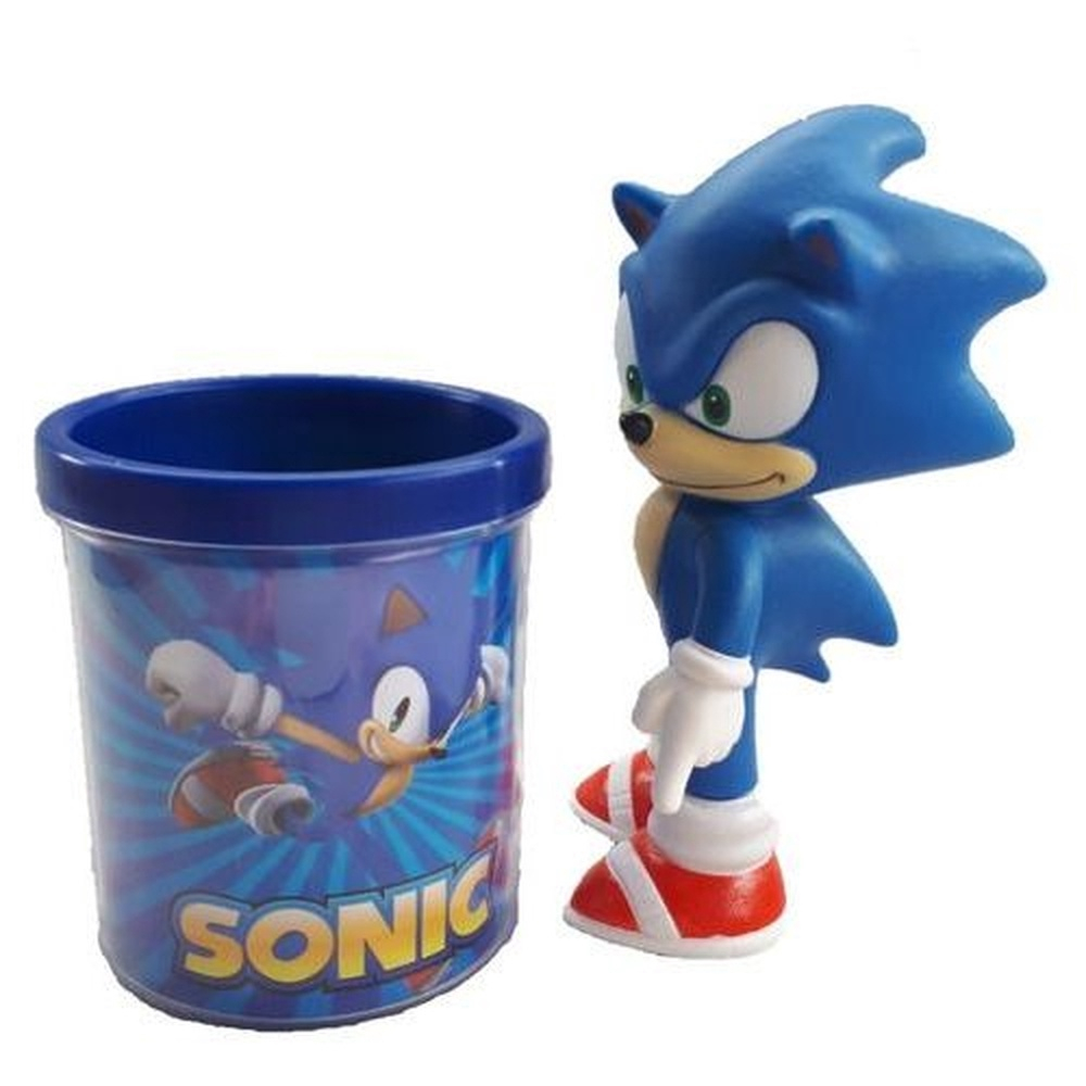 Boneco Sonic Vermelho 16cm Caneca 350m Sega Coleção (cores diversas) na  Americanas Empresas