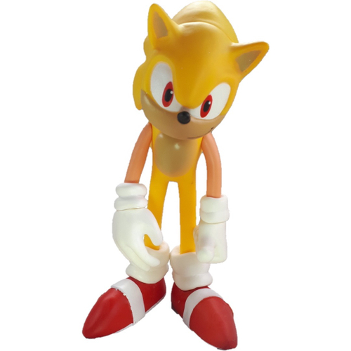 Boneco Sonic Amarelo Hedgehog Articulado Grande Original Brinquedo em  Promoção na Americanas