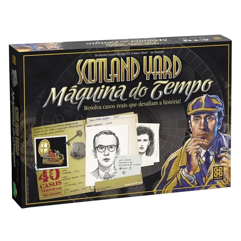 Jogo De Tabuleiro Scotland Yard Maquina Do Tempo Grow em Promoção na Americanas