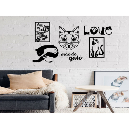 Quadro Decorativo A4 Anime o Reino dos Gatos