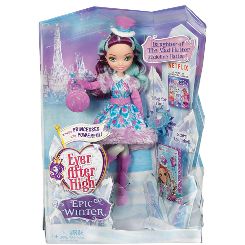 Boneca Ever After High Ashlynn Ella Epic Winter Feitiço de Inverno |  Brinquedo Mattel Usado 89626542 | enjoei