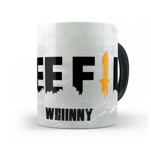 Caneca Game - Freefire Com Nick Ou Nome 13