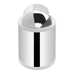 Lixeira De Pia Inox 2,5 Litros Tampa Retrátil e Recip. Plástico Menor preço em Lixeira De Pia Inox 2,5 Litros Tampa Retrátil e Recip. Plástico