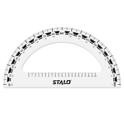 Transferidor de ângulos 0 - 180 graus - Nove54 - Nove54