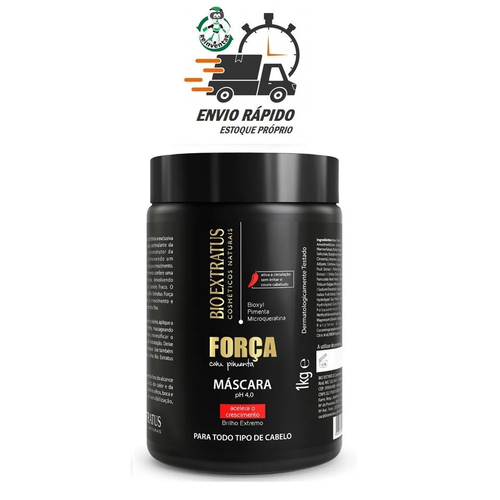 Kit Máscara Força Com Pimenta + Shitake Plus 1kg Bio Extratus em Promoção  na Americanas