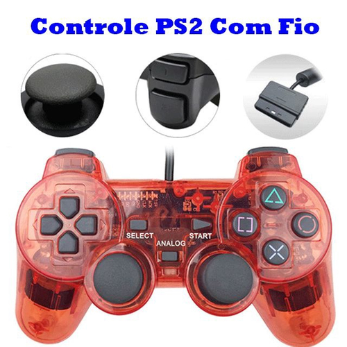 Controle P52 2 Transparente Colorido em Promoção na Americanas