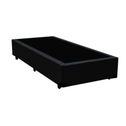 Base Cama Box Solteiro Sintético Preto - 88x188X39 Menor preço em Base Cama Box Solteiro Sintético Preto - 88x188X39