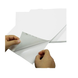 Menor preço em 40 Adesivos Vinil Branco Brilhante Para Impressoras Jato de Tinta Inkjet A4