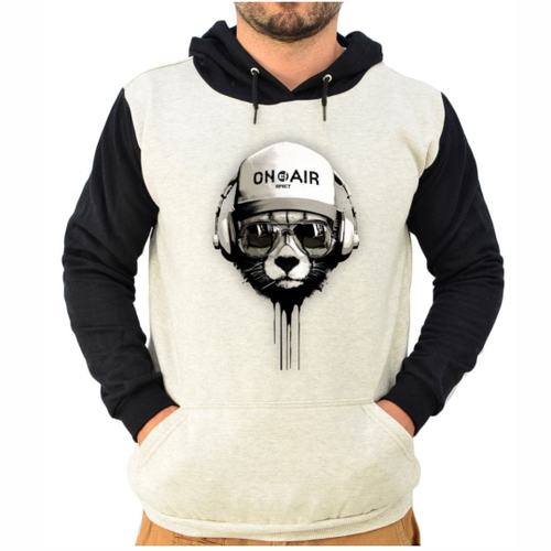 Lindos Casacos Moletom Efect Urso dj Blusa Capuz Masculino