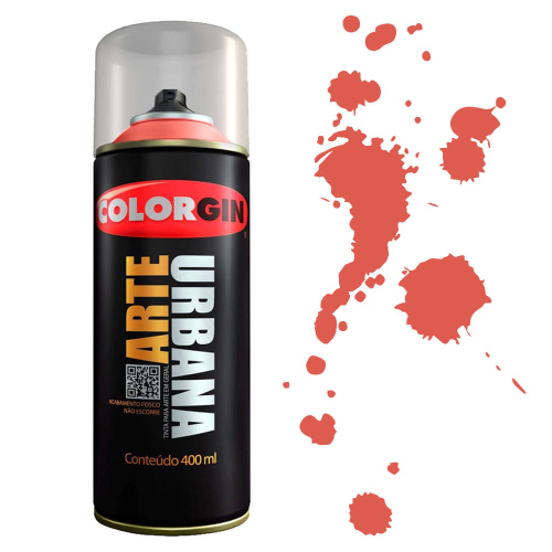 Tinta Spray Arte Urbana Colorgin 400 Ml Vermelho Goiaba 922 Em Promocao Ofertas Na Americanas