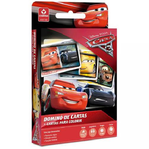 2 JOGOS DE DOMINÓ DISNEY FILME CARROS - DICANTO