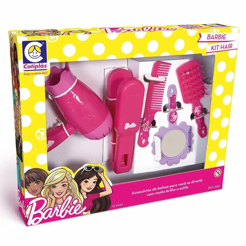 Barbie Hair Stylist Gift Set com Acessórios de Beleza - Barbie