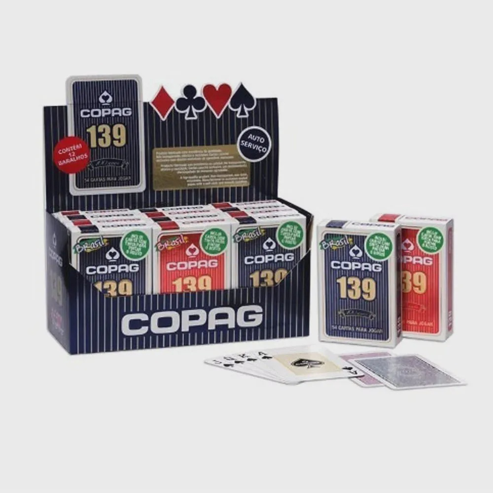 Jogo de Cartas Baralho Truco Poker Copag 139 - Cubo Store