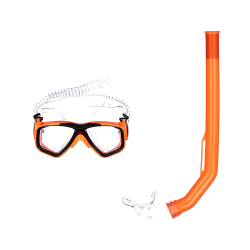 Kit Mergulho Infantil Snorkel com Máscara e Respirador Art Sport Laranja Menor preço em Kit Mergulho Infantil Snorkel com Máscara e Respirador Art Sport Laranja