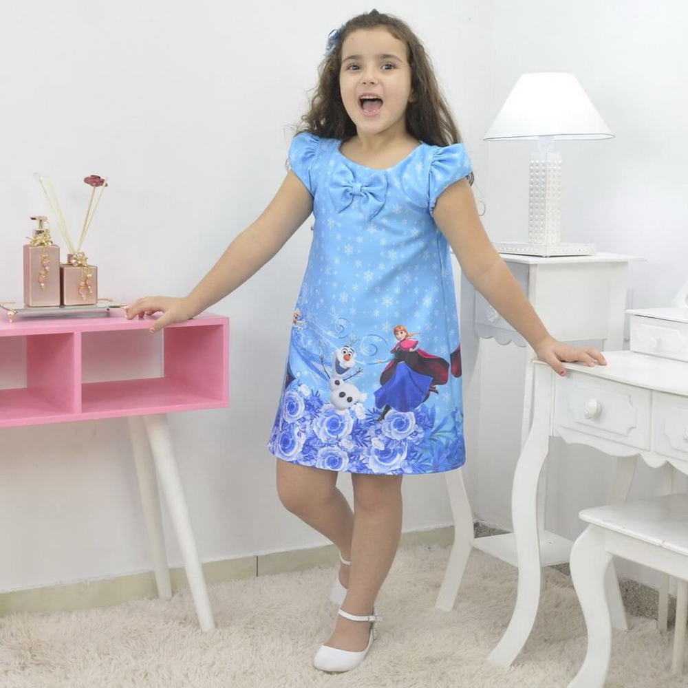 Vestido Frozen Azul