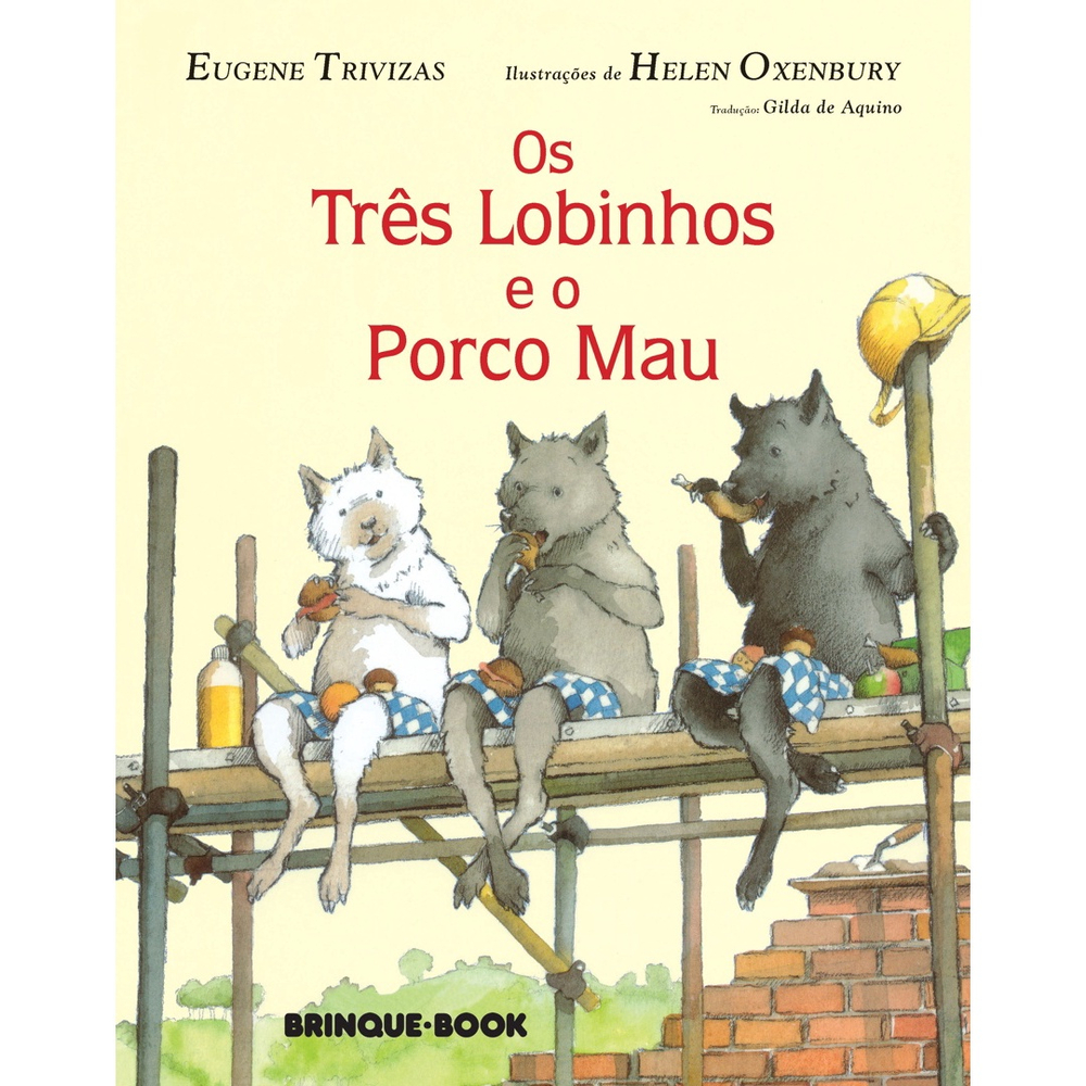 Tres Lobinhos E O Porco Mau - Editora Brinque-Book No Shoptime