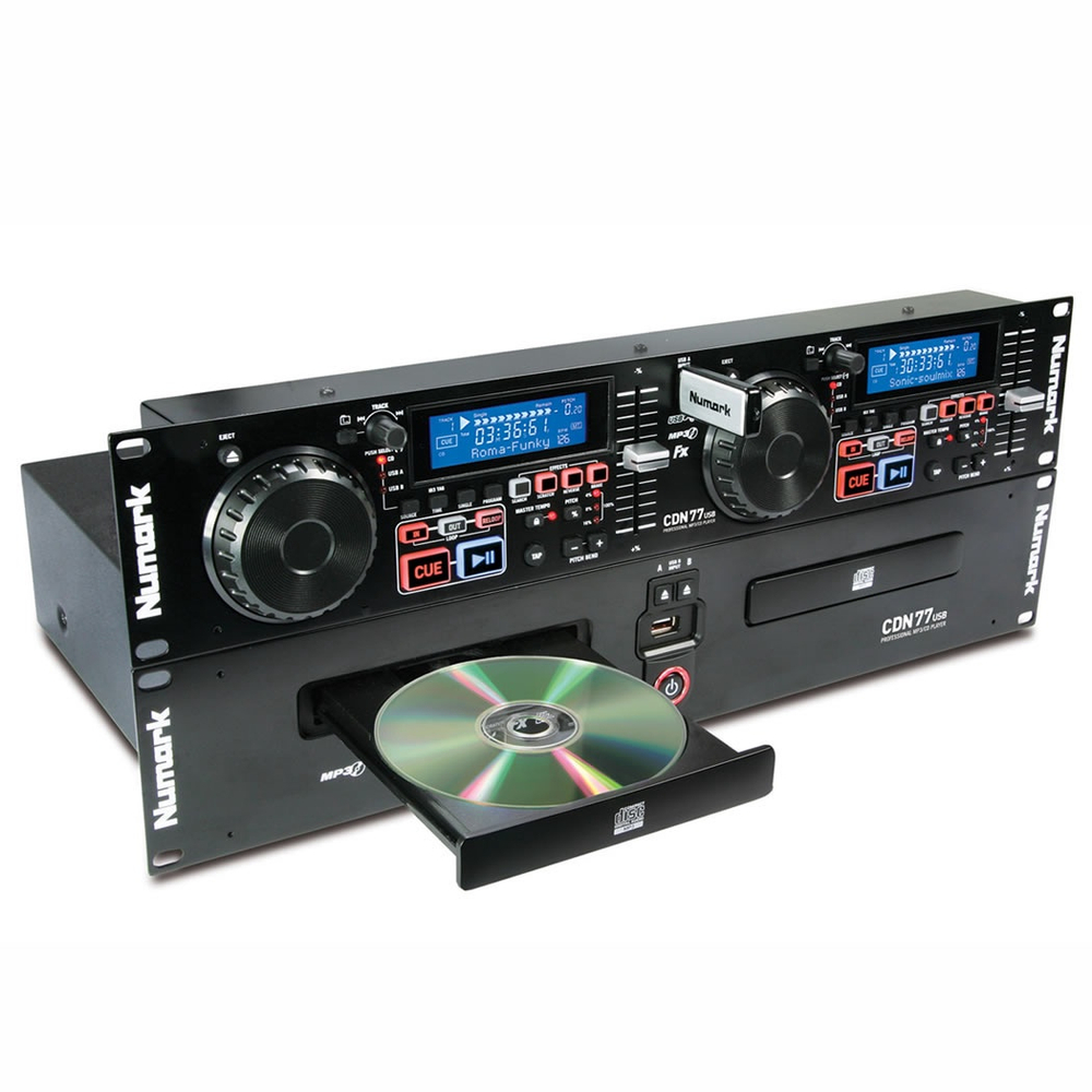 Numark CDN77 Usb Player Duplo, CD/MP3, Bivolt em Promoção na Americanas