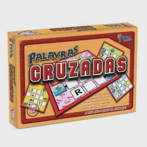 Jogo Tabuleiro Palavras Cruzadas Em Inglês Crosswords em Promoção na  Americanas