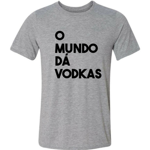 camiseta o mundo da vodkas