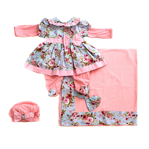 Roupa Para Boneca Bebê Reborn Laura Baby Rosa Nuvem 720 em Promoção na  Americanas