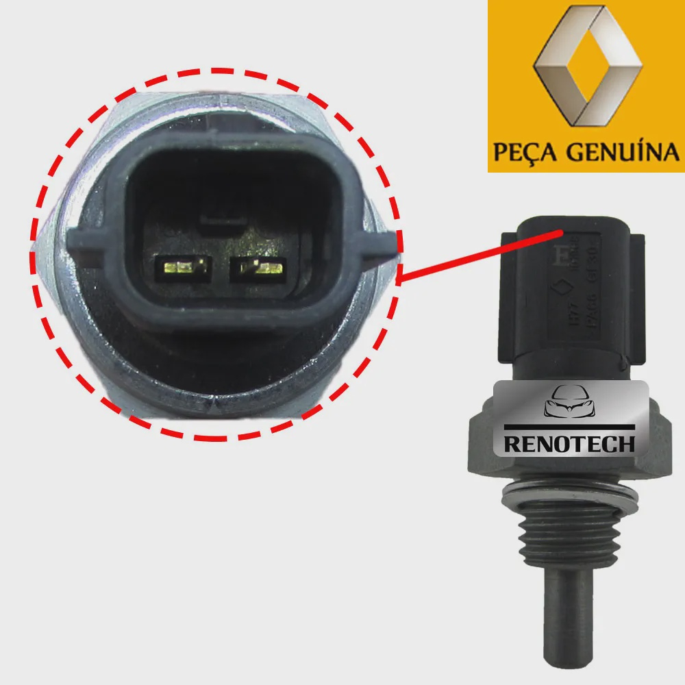 226300007R - sensor de temperatura da injeção - preto - 2 fios ...