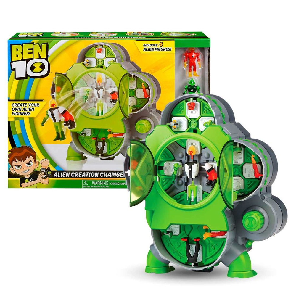 Ben 10 Câmara De Criação Com 4 Bonecos Aliens Sunny 1793