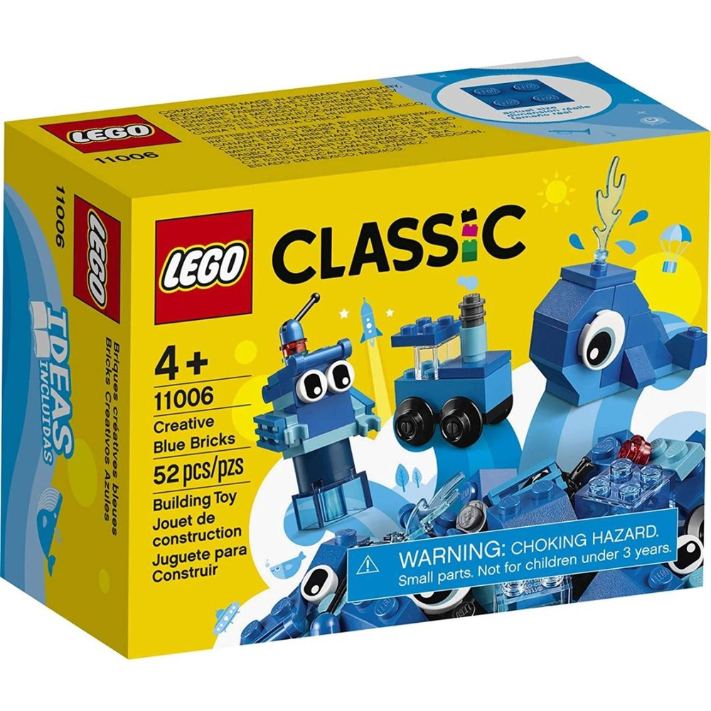 Peças e Ideias - Brinquedo Lego Classic - Blocos de Montar - 11001