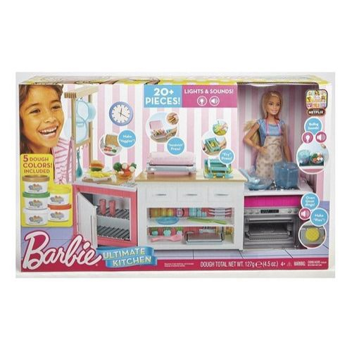 Barbie store kitchen play