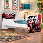 Cama Carro Infantil Masculina 100% MDF Para Colchão de 70x150cm - Drift -  Azul - Home Shop Móveis - Loja virtual