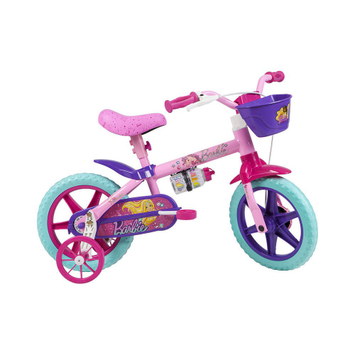 Bicicleta Infanto Juvenil Caloi Barbie Aro 20 - Quadro Aço - Rosa