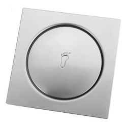 Ralo Inteligente Click Pop Up 10X10 Cm Aço Inox Quadrada p/ Banheiro 7788-2 Menor preço em Ralo Inteligente Click Pop Up 10X10 Cm Aço Inox Quadrada p/ Banheiro 7788-2
