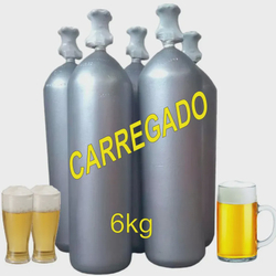 Cilindro Co2 6kg (cheio) Chopeira Aquário Solda Menor preço em Cilindro Co2 6kg (cheio) Chopeira Aquário Solda