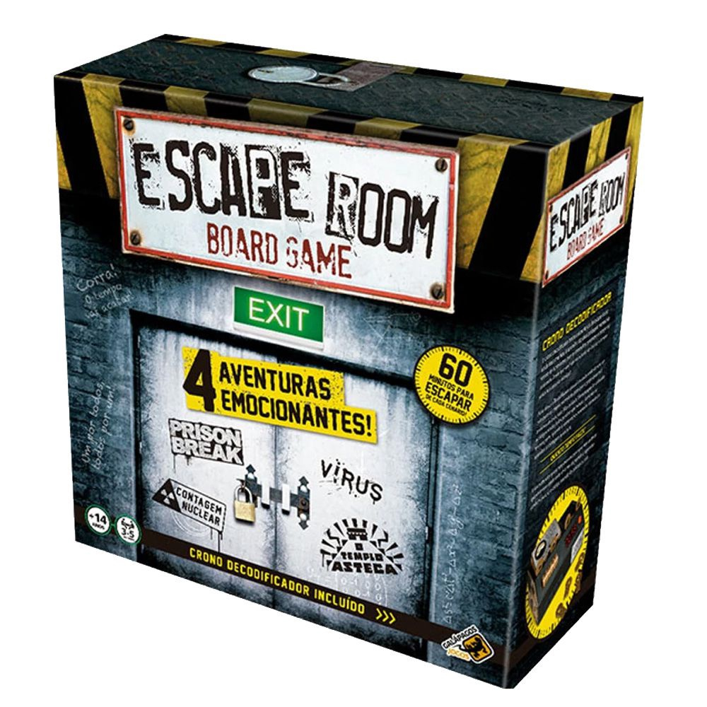 Escape Room Board Game Jogo de Tabuleiro Galapagos ERB001 em Promoção na  Americanas