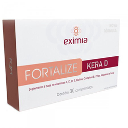 Suplemento para Cabelos e Unhas Fqm - Exímia Fortalize Kera D Menor preço em Suplemento para Cabelos e Unhas Fqm - Exímia Fortalize Kera D