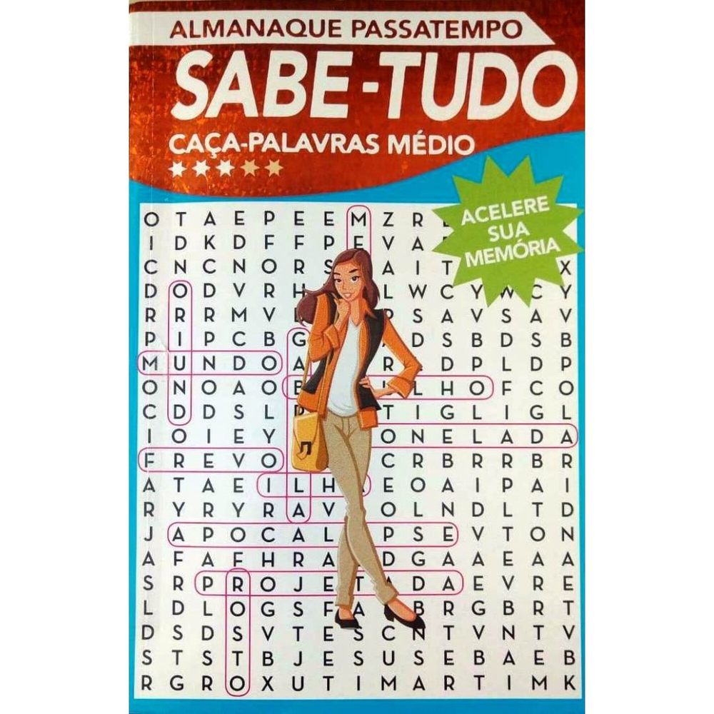 Almanaque Sabe Tudo - Caça Palavras - Médio