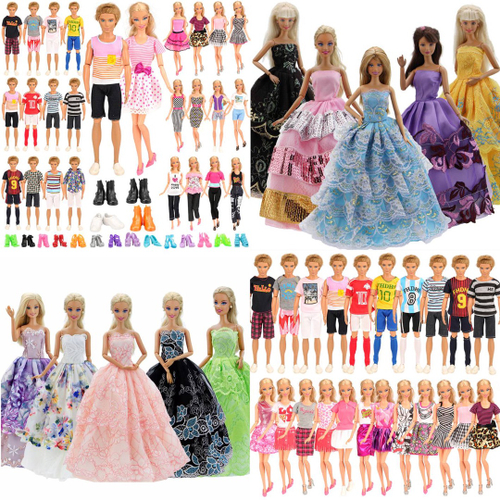 Lindo Kit de Roupas e Acessórios para Boneca Barbie no Shoptime