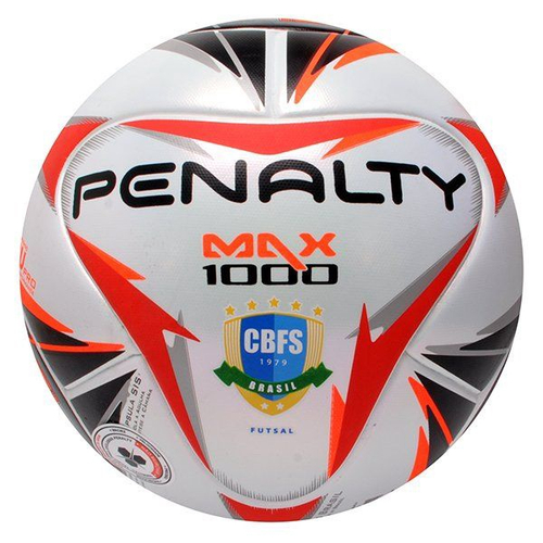 Bola Futsal Penalty Max 1000 X 541591 Branco/Preto/Laranja em Promoção na  Americanas