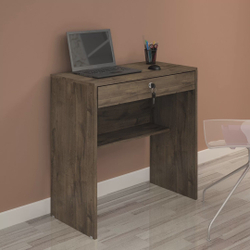 Mesa Escrivaninha Para Computador Andorinha (Cacau) Menor preço em Mesa Escrivaninha Para Computador Andorinha (Cacau)