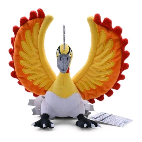 Pelúcia Ho-oh Shiny Pokemon 30cm - Antialérgico em Promoção na