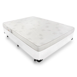 Cama Box Viúva + Colchão De Espuma D23 - Ortobom - Light 128x188x47cm Branco é boa?
