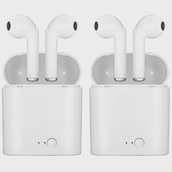 Kit 2 pares Fones De Ouvido sem fio i7s tws Plus Bluetooth 5.0 Para Android Menor preço em Kit 2 pares Fones De Ouvido sem fio i7s tws Plus Bluetooth 5.0 Para Android