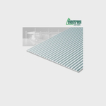 Placa tapume ondulado 150x300mm 1,50x0,50mm branca