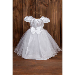 Vestido Infantil Festa Batismo Batizado Branco Princesa Daminha Aia Luxo Menor preço em Vestido Infantil Festa Batismo Batizado Branco Princesa Daminha Aia Luxo