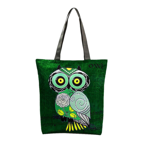 printed canvas bolsas