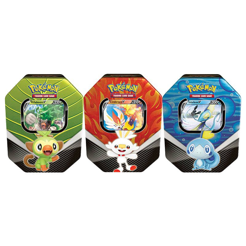 Latinha - lata de guardar cartinhas pokémon - Galar Fogo Cinderace V em  Promoção na Americanas