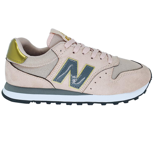 new balance cinza e dourado