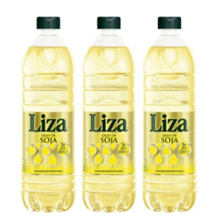Menor preço em Kit 3 Unidades Óleo de Soja Liza 900ml